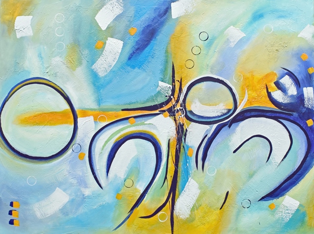 Große Kunst Bilder - Abstrakt 1347